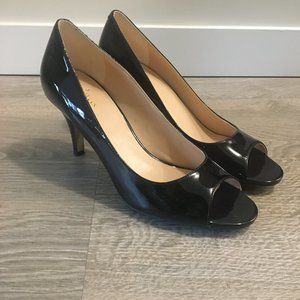 Patent Leather Cole Haan Peep-Toe Heels